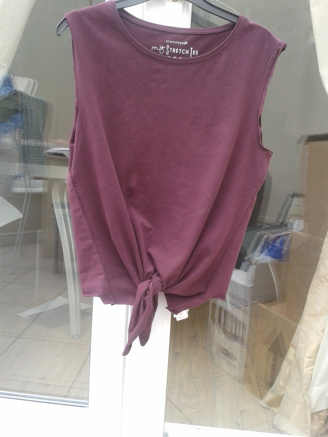 DIY Tie- front tank&nbsp;top