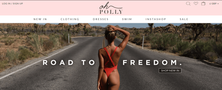 oh polly web page